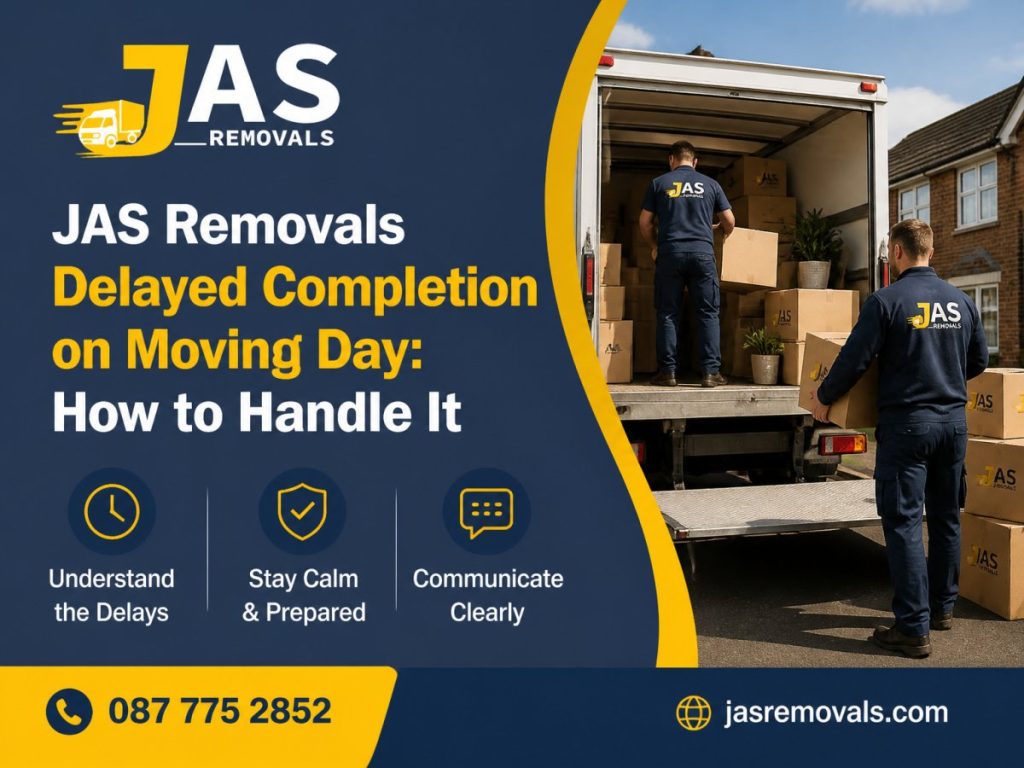 JAS Removals Delayed Completion on Moving Day: How to Handle It